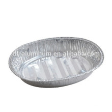 Food grade disposable oval pans, foil oval pans